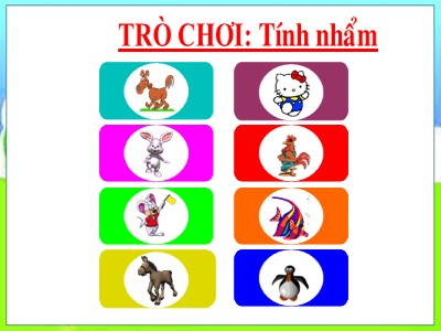 Bài giảng Toán 2 - Một phần hai