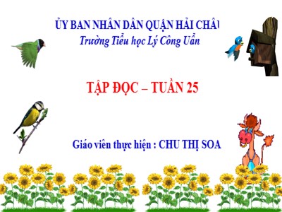 Bài giảng Tập đọc lớp 2 - Bé nhìn biển