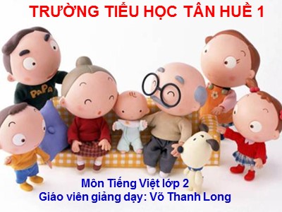 Bài giảng Tập đọc 2 - Bà cháu - Võ Thanh Long