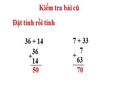 Bài giảng Toán 2 - Tiết 15: 9 cộng với một số 9 + 5