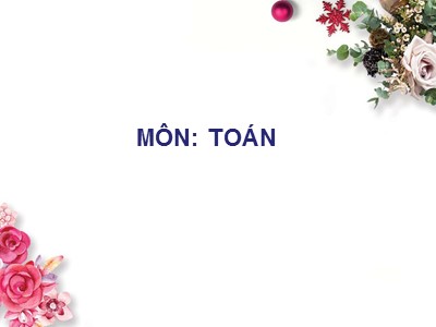 Bài giảng môn Toán Khối 2 - Một phần tư