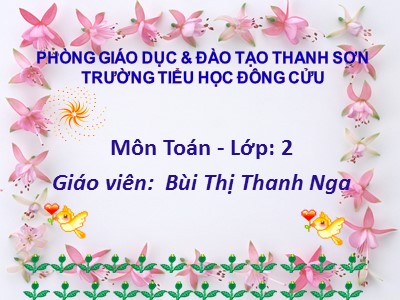 Bài giảng Toán Lớp 2 - Lít - Bùi Thị Thanh Nga