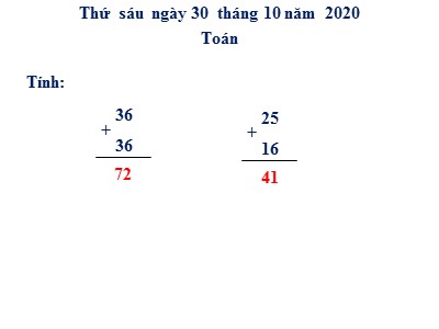 Bài giảng Toán Lớp 2 - Phép cộng có tổng bằng 100 - Năm học 2020-2021 (Bản đẹp)