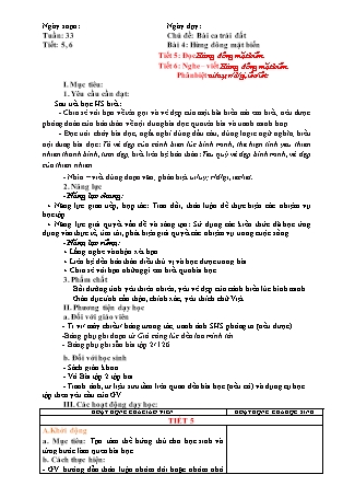 Giáo án Tiếng Việt Lớp 2 (Sách Chân trời sáng tạo) - Tuần 33, Bài 4: Hừng đông mặt biển (Tiết 5 đến 10)