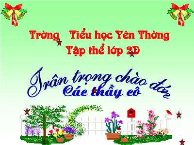 Bài giảng Kể chuyện Lớp 2 - Tiết 24: Quả tim khỉ - Trường Tiểu học Yên Thường