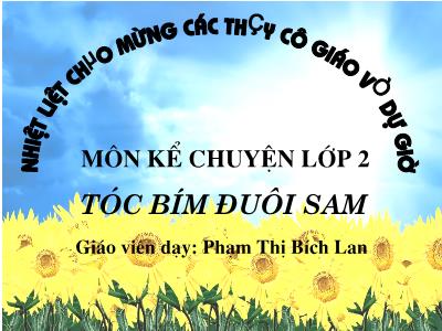 Bài giảng Kể chuyện Lớp 2 - Tiết 4: Bím tóc đuôi sam - Phạm Thị Bích Lan