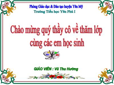 Bài giảng Mĩ thuật Lớp 2 - Tiết 5, Bài 29: Tập nặn một dáng người hoặc dáng con vật đơn giản - Vũ Thu Hường