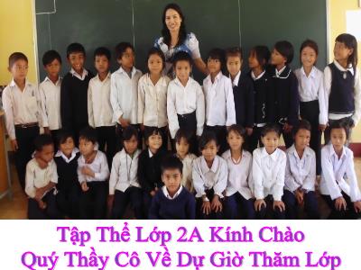 Bài giảng Tập làm văn Lớp 2 - Tiết 12: Gọi điện