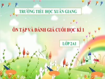 Bài giảng Tiếng Việt Lớp 2 (Kết nối tri thức) - Bài 33: Ôn tập và đánh giá cuối học kì I - Năm học 2022-2023 - Trần Thị Khánh Huyền