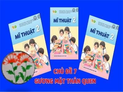 Bài giảng môn Mĩ Thuật Lớp 2 - Chủ đề 7: Gương mặt thân quen