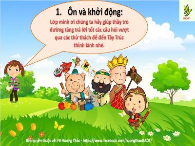 Bài giảng môn Tiếng Việt Lớp 2 - Bài 30: Thương ông