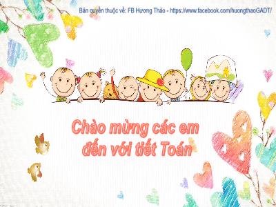 Bài giảng môn Toán Lớp 2 - Bài 32: Luyện tập chung