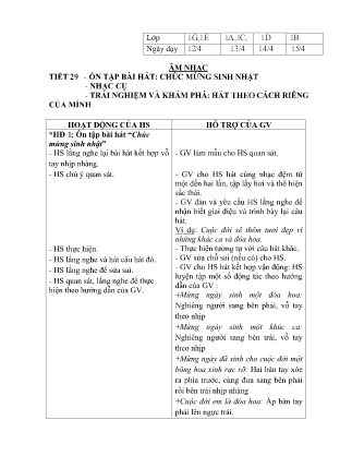 Kế hoạch bài dạy Âm Nhạc Lớp 2 - Tuần 31 đến Tuần 35 (GV: Minh Hằng - Trường TH Trần Phú - Năm học 2020-2021)