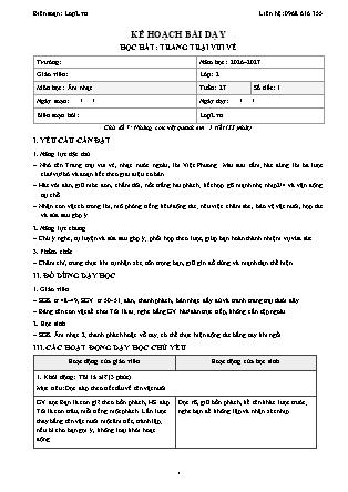Kế hoạch bài dạy Âm Nhạc 2 - Tuần 27 - Học hát. Trang trại vui vẻ 2026-2027 (Tích hợp Năng lực số và AI)