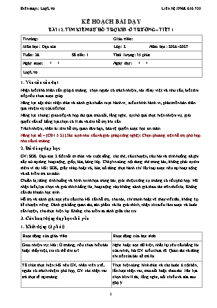 Kế hoạch bài dạy Đạo Đức 2 - Tuần 28 - Bài 12. Tìm kiếm sự hỗ trợ khi ở trường (Tiết 1) - Năm học 2026-2027 (Tích hợp Năng lực số và AI)