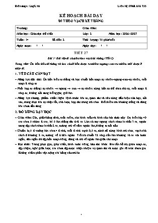 Kế hoạch bài dạy GDTC 2 - Tuần 14 - Năm học 2026-2027 (Tích hợp Năng lực số và AI)