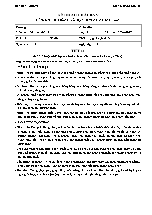 Kế hoạch bài dạy GDTC 2 - Tuần 21 - Năm học 2026-2027 (Tích hợp Năng lực số và AI)