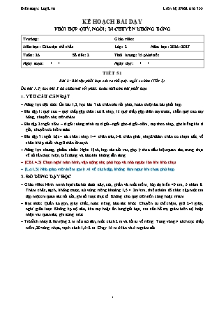 Kế hoạch bài dạy GDTC 2 - Tuần 26 - Năm học 2026-2027 (Tích hợp Năng lực số và AI)