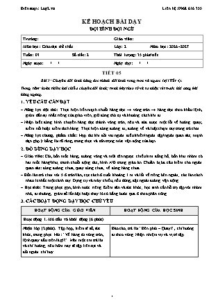 Kế hoạch bài dạy GDTC 2 - Tuần 3 - Năm học 2026-2027 (Tích hợp Năng lực số và AI)