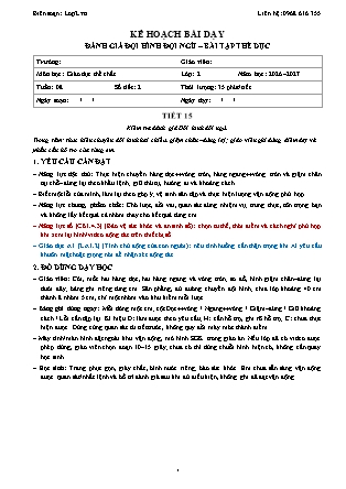 Kế hoạch bài dạy GDTC 2 - Tuần 8 - Năm học 2026-2027 (Tích hợp Năng lực số và AI)